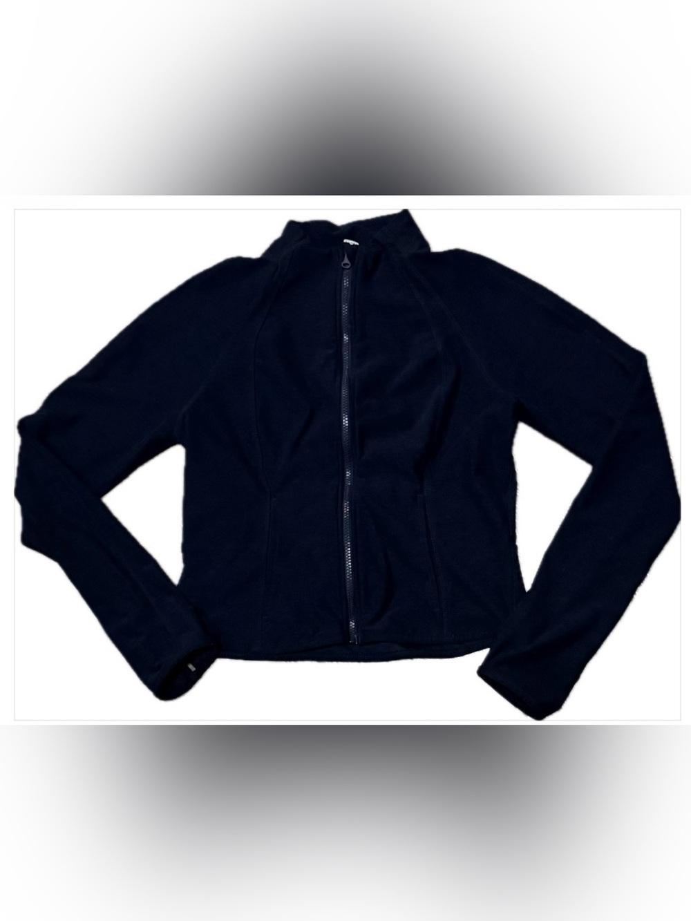 Yogalicious Navy Full Zip Jacket Sz L